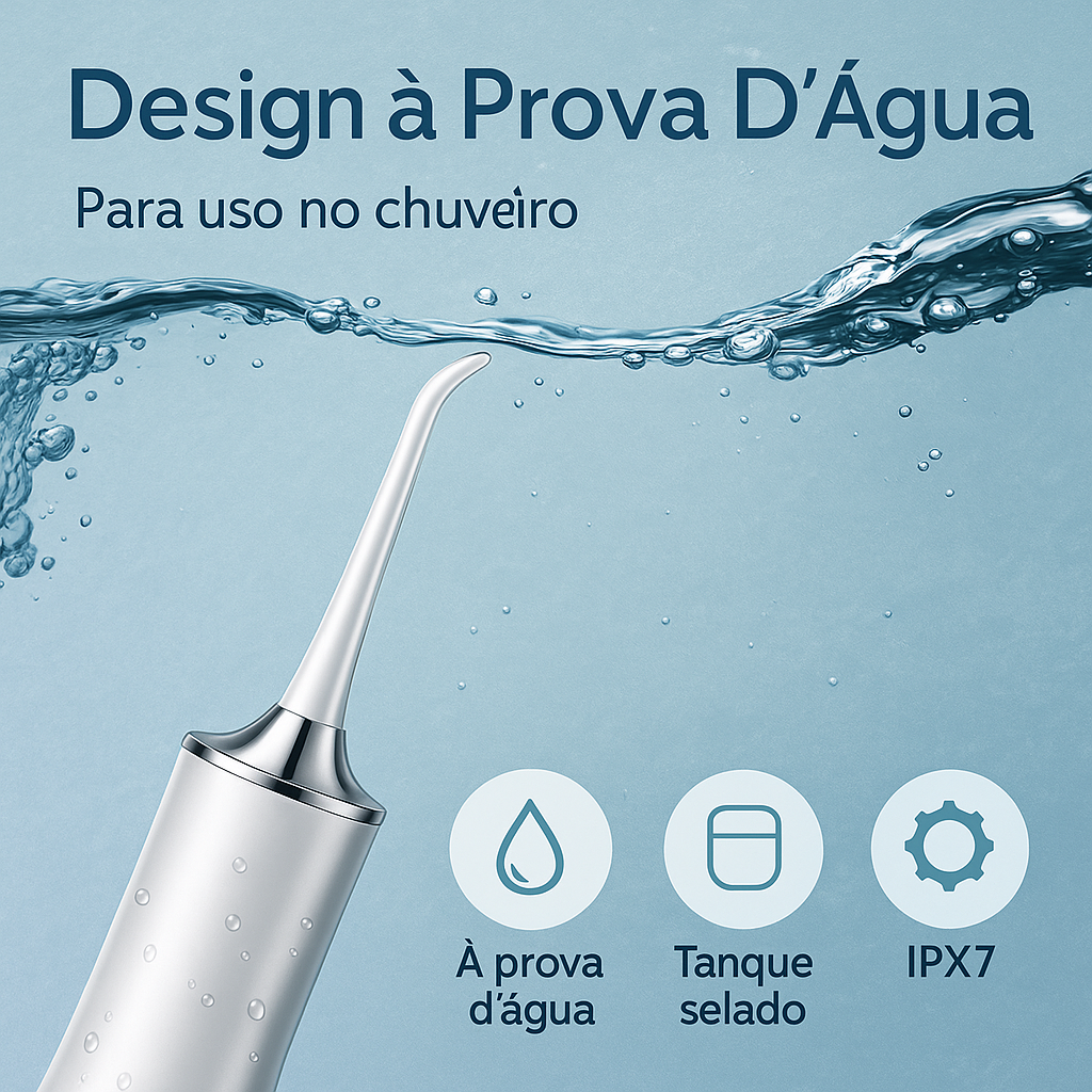 IRRIGADOR BUCAL RECARGABLE